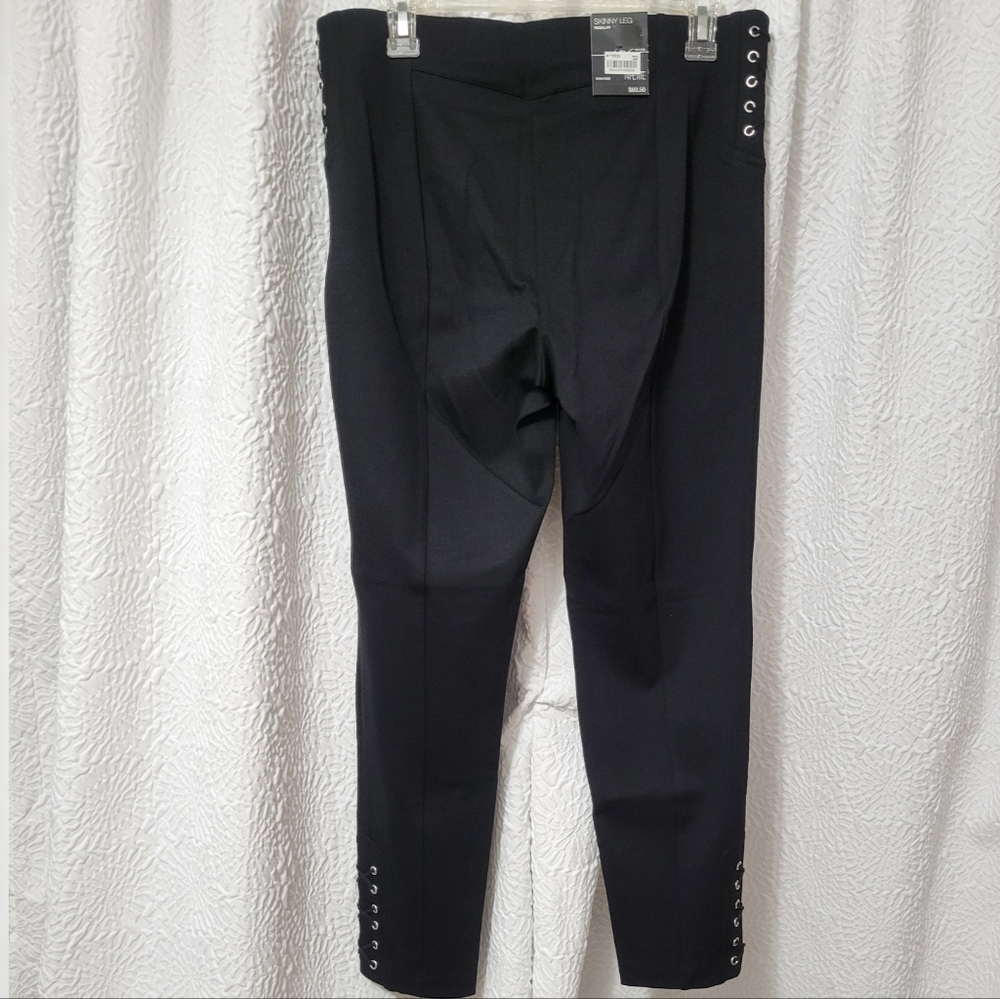 ⚘️I.N.C. Petite Lace Up Skinny Military Leggings - Picture 7 of 13